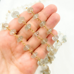 Load image into Gallery viewer, Imperial Topaz Gold Plated Wire Chain. TOP9