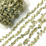 Load image into Gallery viewer, Cats Eye Cluster Dangle Gold Plated Wire Chain. CAT13