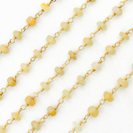 Load image into Gallery viewer, Ethiopian Opal Gold Plated 925 Sterling Silver Wire Chain. ETH3