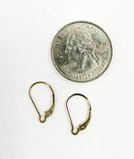 Load image into Gallery viewer, 14K Gold Filled Plain Leverback Interchangeable Ear Wire. 4007180

