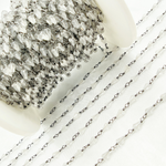 Load image into Gallery viewer, Crystal Quartz Oxidized Wire Chain. CR38