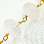 Load image into Gallery viewer, Rose Quartz Gold Plated Wire Chain. RQ5