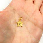 Load image into Gallery viewer, GDP144. 14K Solid Gold Diamond Star Charm