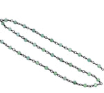 Load image into Gallery viewer, Apatite Oxidized Wire Chain. APE1
