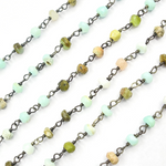 Load image into Gallery viewer, Peruvian Opal Wire Wrap Chain