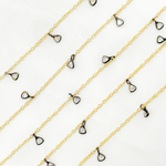 Load image into Gallery viewer, Cubic Zirconia Triangle 3mm Shape Dangle Chain. CZ7