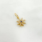Load image into Gallery viewer, GDP36. 14K Solid Gold Diamonds Star Charm
