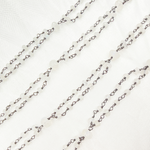 Load image into Gallery viewer, Moonstone Fancy Oxidized Wire Chain. MS61