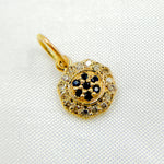 Load image into Gallery viewer, Gold Diamond and Gemstone Charm
