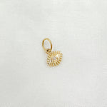 Load image into Gallery viewer, GDP264. 14K Solid Gold Diamond Evil Eye Charm