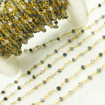 Load image into Gallery viewer, Black Rutile Wire Chain. BRU7