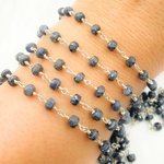 Load image into Gallery viewer, Sapphire 925 Sterling Silver Wire Chain. SPA5