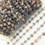 Load image into Gallery viewer, Andalusite Oxidized Wire Chain. AN4