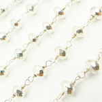 Load image into Gallery viewer, Silver Pyrite 925 Sterling Silver Wire Chain. SPY6