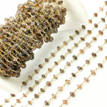 Load image into Gallery viewer, Andalusite Gold Plated Wire Chain. AN6