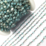 Load image into Gallery viewer, Aquacalcy Black Rhodium 925 Sterling Silver Wire Chain. AQUAC1