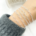 Load image into Gallery viewer, Z2SS. Sterling Silver Smooth Marina Link Chain