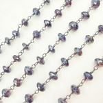 Load image into Gallery viewer, Coated Garnet Oxidized Wire Chain. CGR4