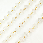 Load image into Gallery viewer, Rose Quartz Gold Plated Wire Chain.