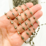 Load image into Gallery viewer, Pyrite 925 Sterling Silver Wire Chain. PYR56