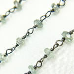 Load image into Gallery viewer, Natural Zircon Quartz Wire Chain. NZ1