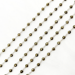 Load image into Gallery viewer, Pyrite 925 Sterling Silver Wire Chain. SPY1