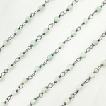 Load image into Gallery viewer, Coated Aventurine Oxidized Wire Chain. AVE1
