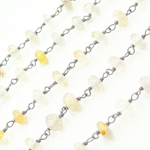 Load image into Gallery viewer, Golden Rutile Oxidized Wire Chain. GRU18