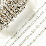 Load image into Gallery viewer, Cubic Zirconia Small Oval Shape Connected Chain. CZ31