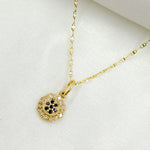 Load image into Gallery viewer, Gold Diamond and Gemstone Octagon Charm