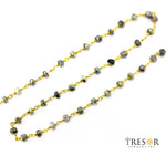 Load image into Gallery viewer, Silverite Roundel Shape Wire Wrapped Chain. SIL2