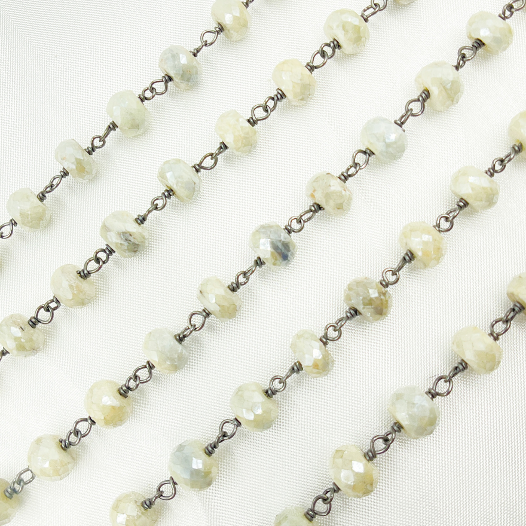 Coated Silverite Oxidized Wire Chain. SIL13