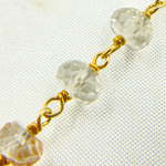 Load image into Gallery viewer, Imperial Topaz Gold Plated Wire Chain. TOP6
