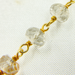 Load image into Gallery viewer, Imperial Topaz Gold Plated Wire Chain. TOP6