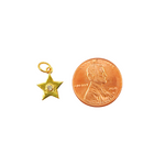 Load image into Gallery viewer, GDP144. 14K Solid Gold Diamond Star Charm