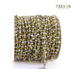 Load image into Gallery viewer, Silverite Roundel Shape Wire Wrapped Chain. SIL2