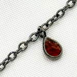 Load image into Gallery viewer, Multi Gemstone Dangle Oxidized Wire Chain. MGS21
