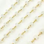 Load image into Gallery viewer, Coated Chaceldony Gold Plated Wire Chain. PCL12