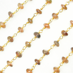 Load image into Gallery viewer, Andalusite Gold Plated Wire Chain. AN6