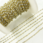 Load image into Gallery viewer, Mother of Pearl Wire Wrap Chain. MOP1