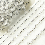 Load image into Gallery viewer, Crystal Oxidized Wire Chain. CR25