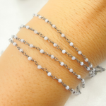 Load image into Gallery viewer, Blue Opal Oxidized Chain