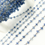 Load image into Gallery viewer, Kyanite Oxidized Wire Chain. KYA1