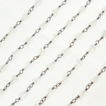 Load image into Gallery viewer, Crystal Quartz Oxidized Wire Chain. CR38
