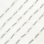 Load image into Gallery viewer, Crystal Quartz Oxidized Wire Chain. CR38