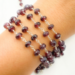 Load image into Gallery viewer, Coated Garnet Wire Chain. GAR20
