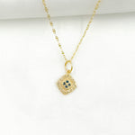 Load image into Gallery viewer, GDP387. 14K Solid Gold Diamond Charm with Gemstones