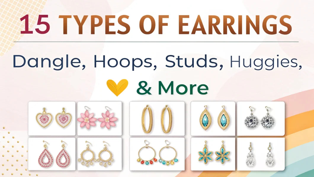 15 Types of Earrings 