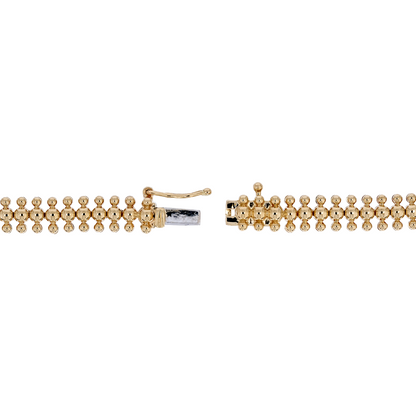 NFP72500. 14K Solid Gold Diamond and Gemstone Fancy Necklace