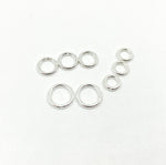 Load image into Gallery viewer, 925 Sterling Silver Close Jump Rings 20 Gauge 6mm. 5004481C
